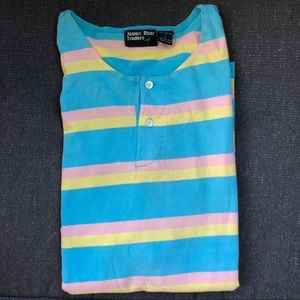 Pastel striped vintage tee